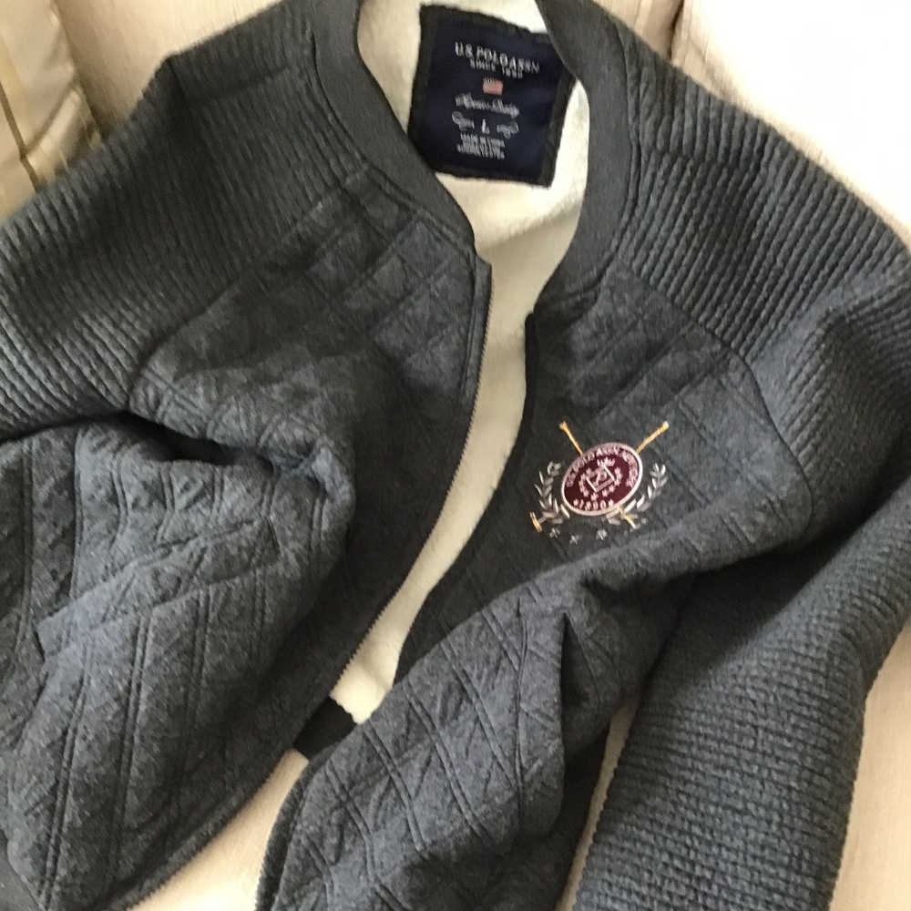 U.S. POLO ASSN. ZIP SWEATER-JACKET WOMENS - Picture 6 of 16